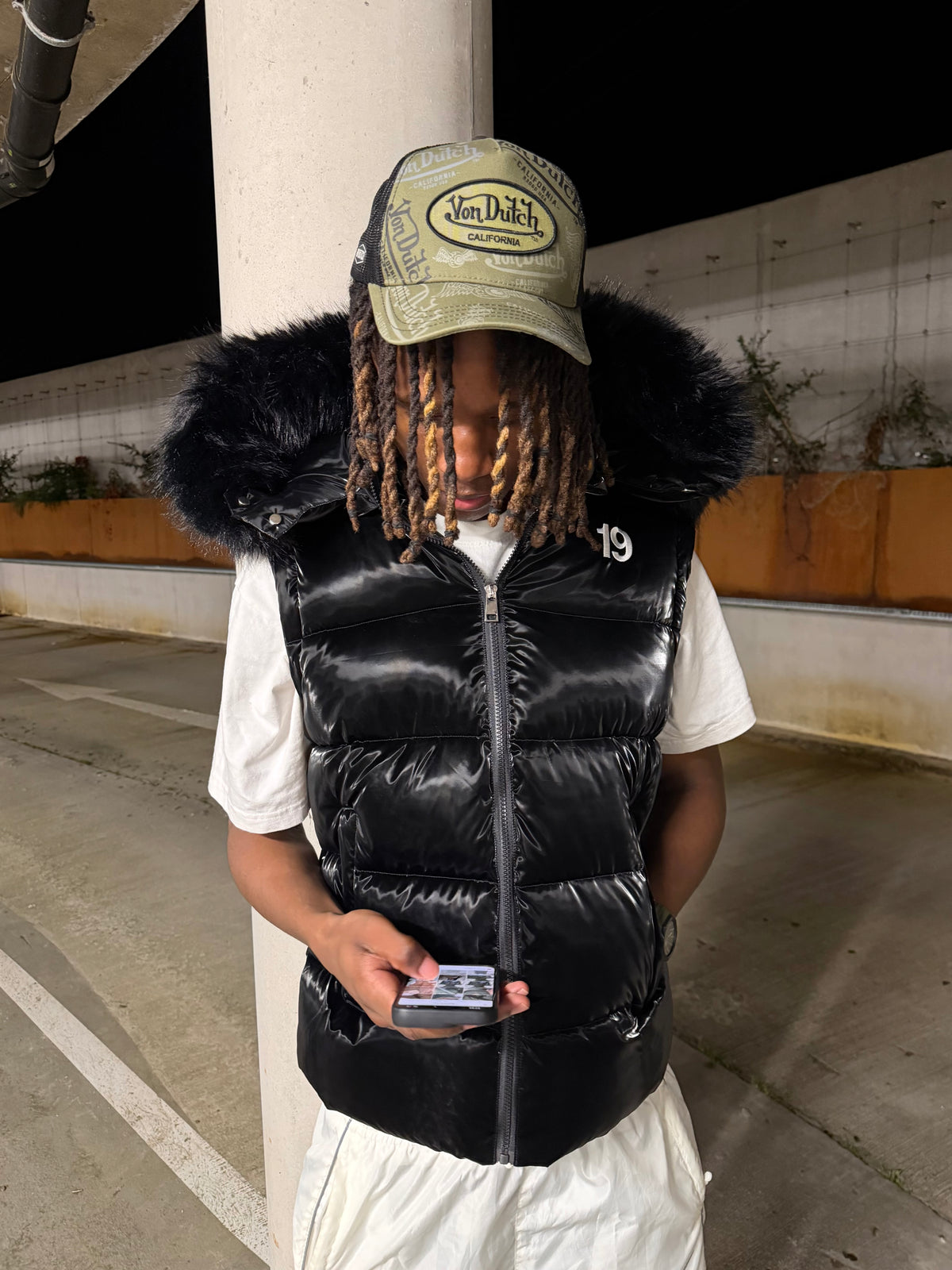 Gloss Black 19 Core 6 in 1 Puffer Jacket