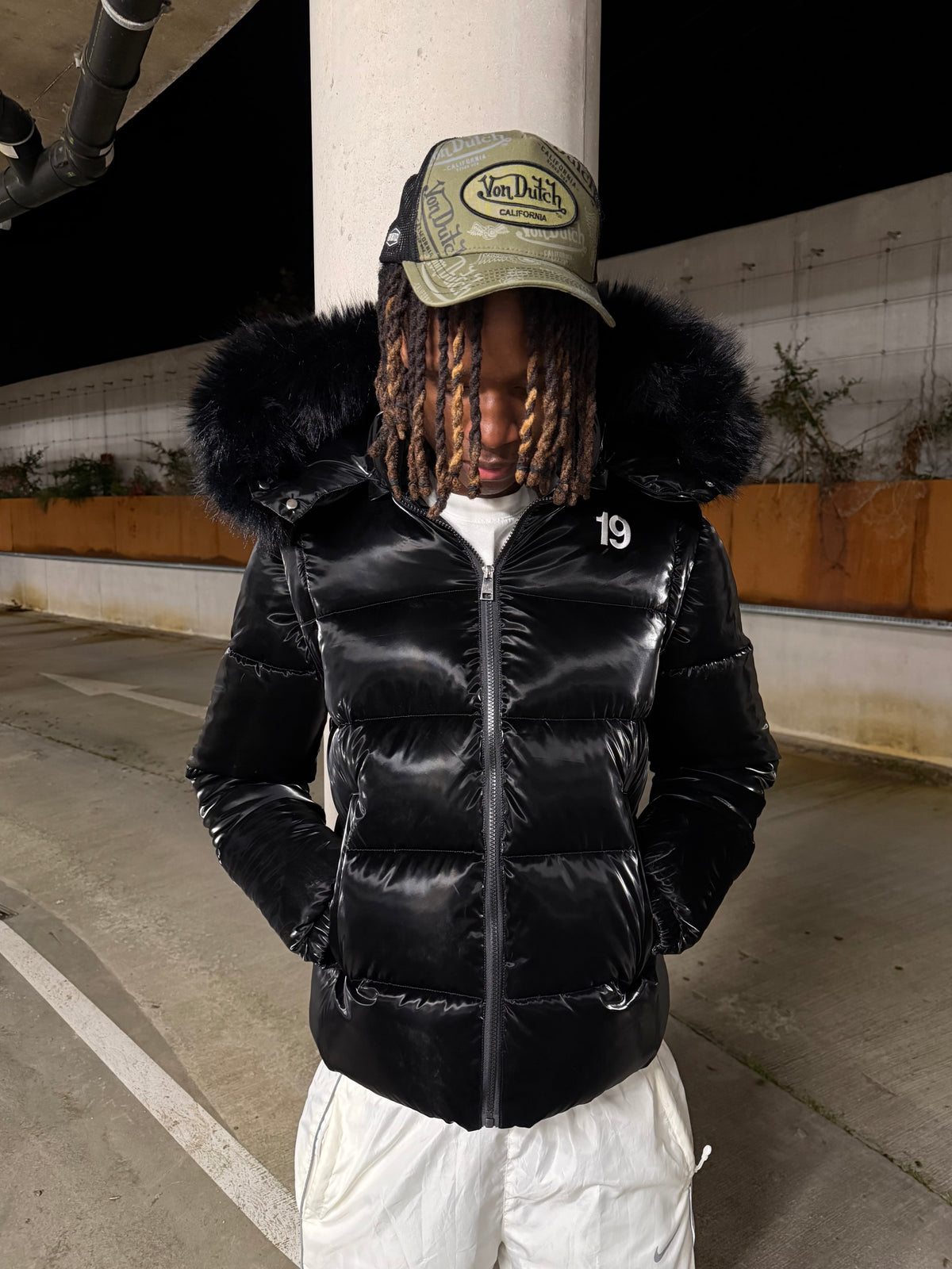 Gloss Black 19 Core 6 in 1 Puffer Jacket