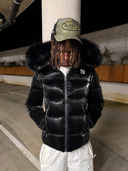 Gloss Black 19 Core 6 in 1 Puffer Jacket