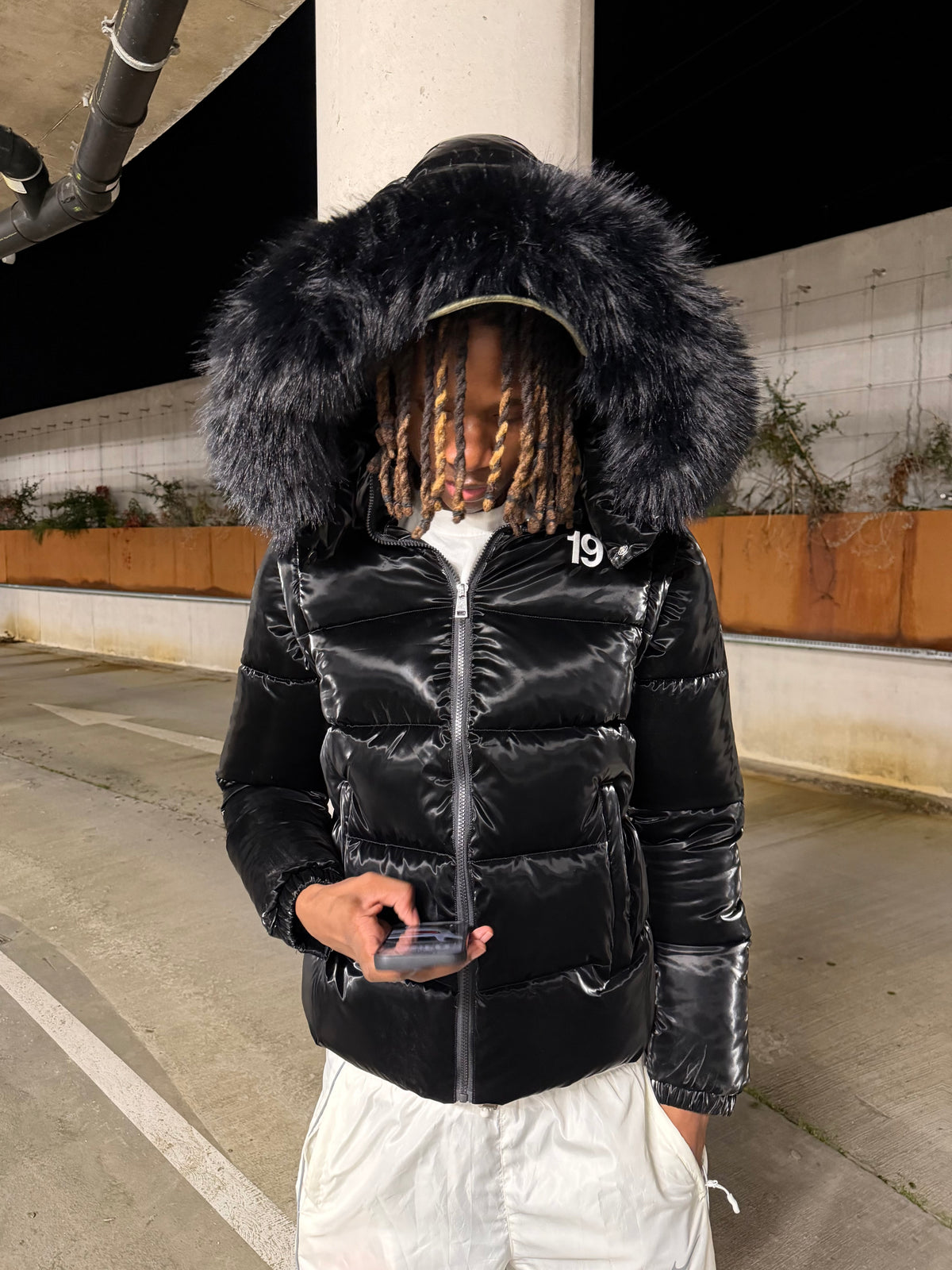 Gloss Black 19 Core 6 in 1 Puffer Jacket