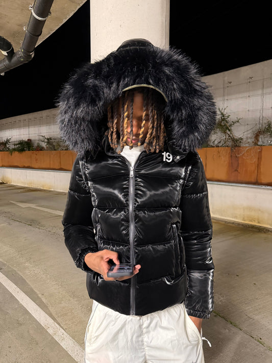 Gloss Black 19 Core 6 in 1 Puffer Jacket
