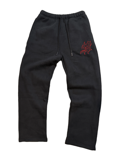 Black & Red “19” Core Sweatpants