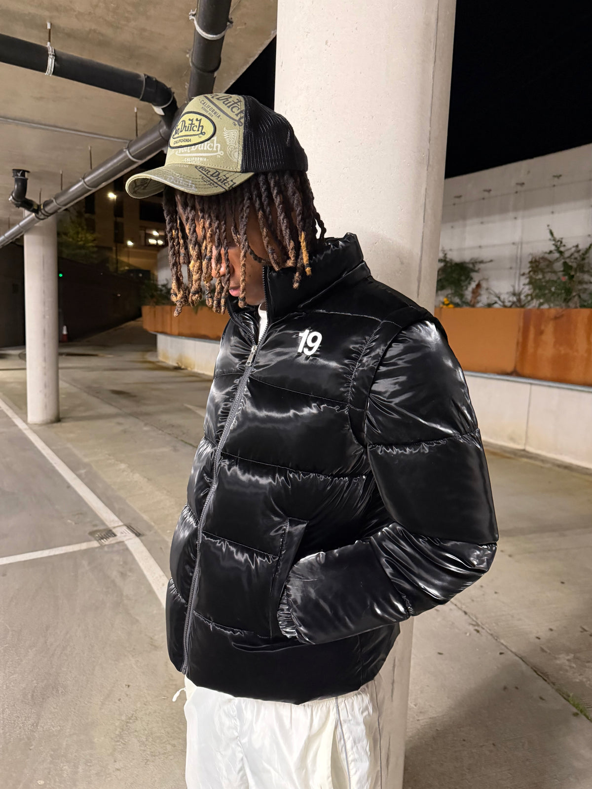 Gloss Black 19 Core 6 in 1 Puffer Jacket