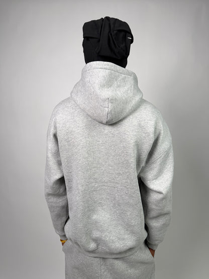 19 Core Plain Grey Hoodie