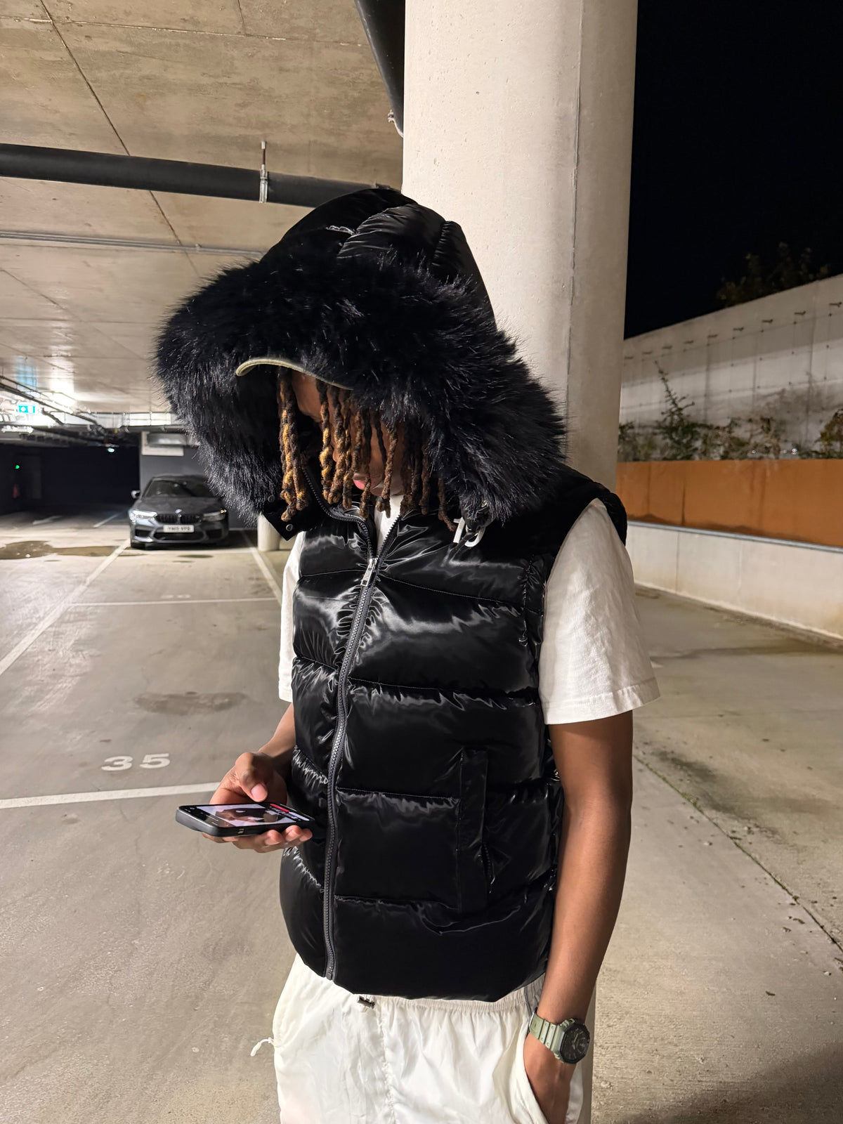 Gloss Black 19 Core 6 in 1 Puffer Jacket
