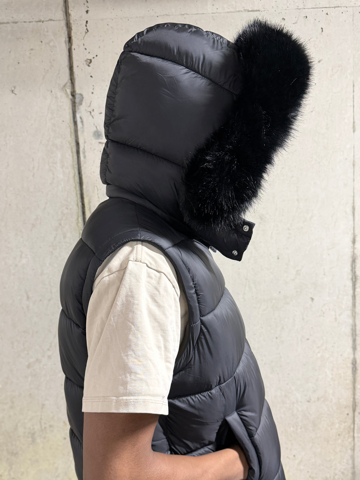 Black 19 core 6 in 1 puffer jacket (V2)