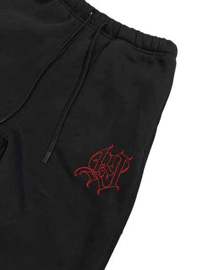 Black & Red “19” Core Sweatpants