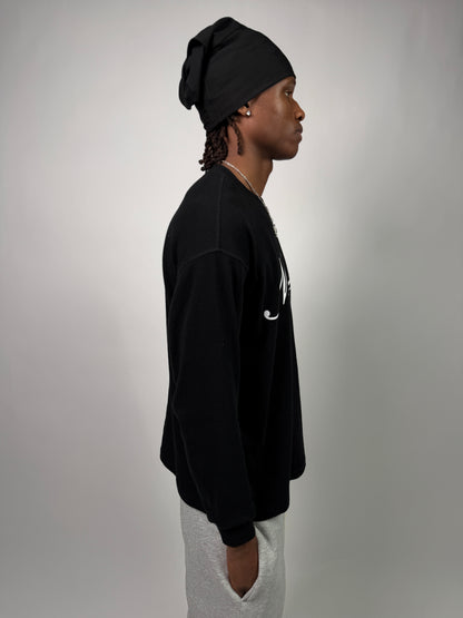 "Nineteen" Cursive Black Thermal Longsleeve