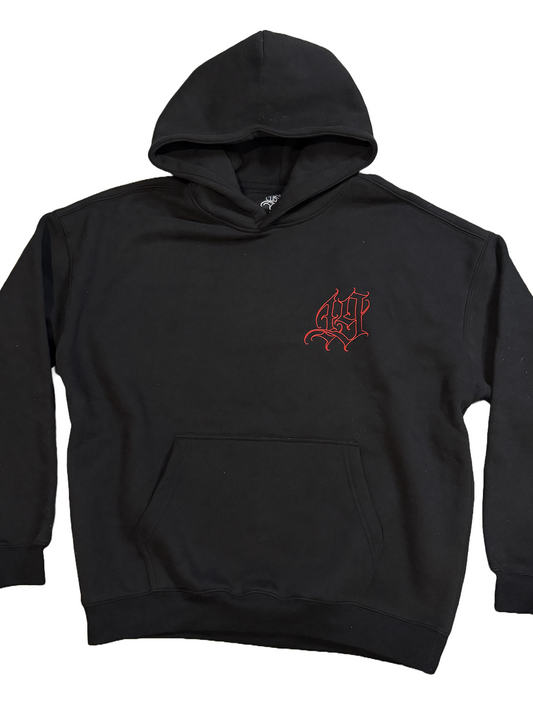 Black & Red “19” Core Hoodie